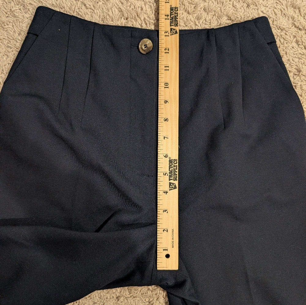 NWT Whistles Lila Ponte Knit Trousers pants in navy blue - Picture 9 of 10